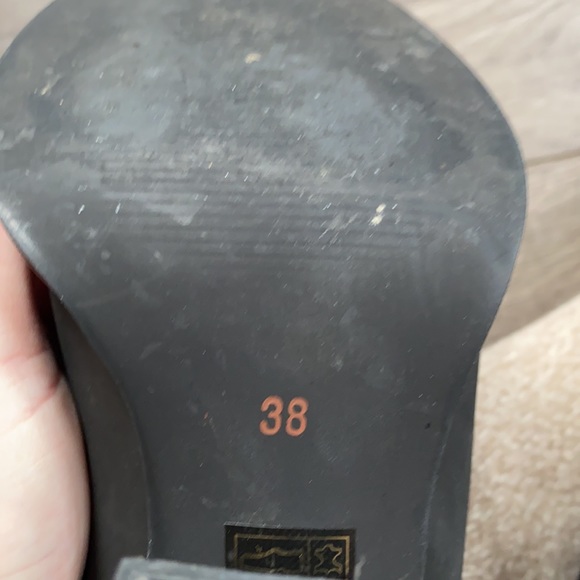 Christian Di Rocco Charcoal Leather Booties - Size 38 - Picture 3 of 7